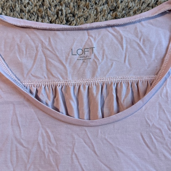 LOFT Light Pink Blouse - Picture 2 of 2